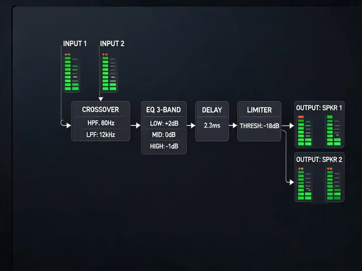 DSP screen detail